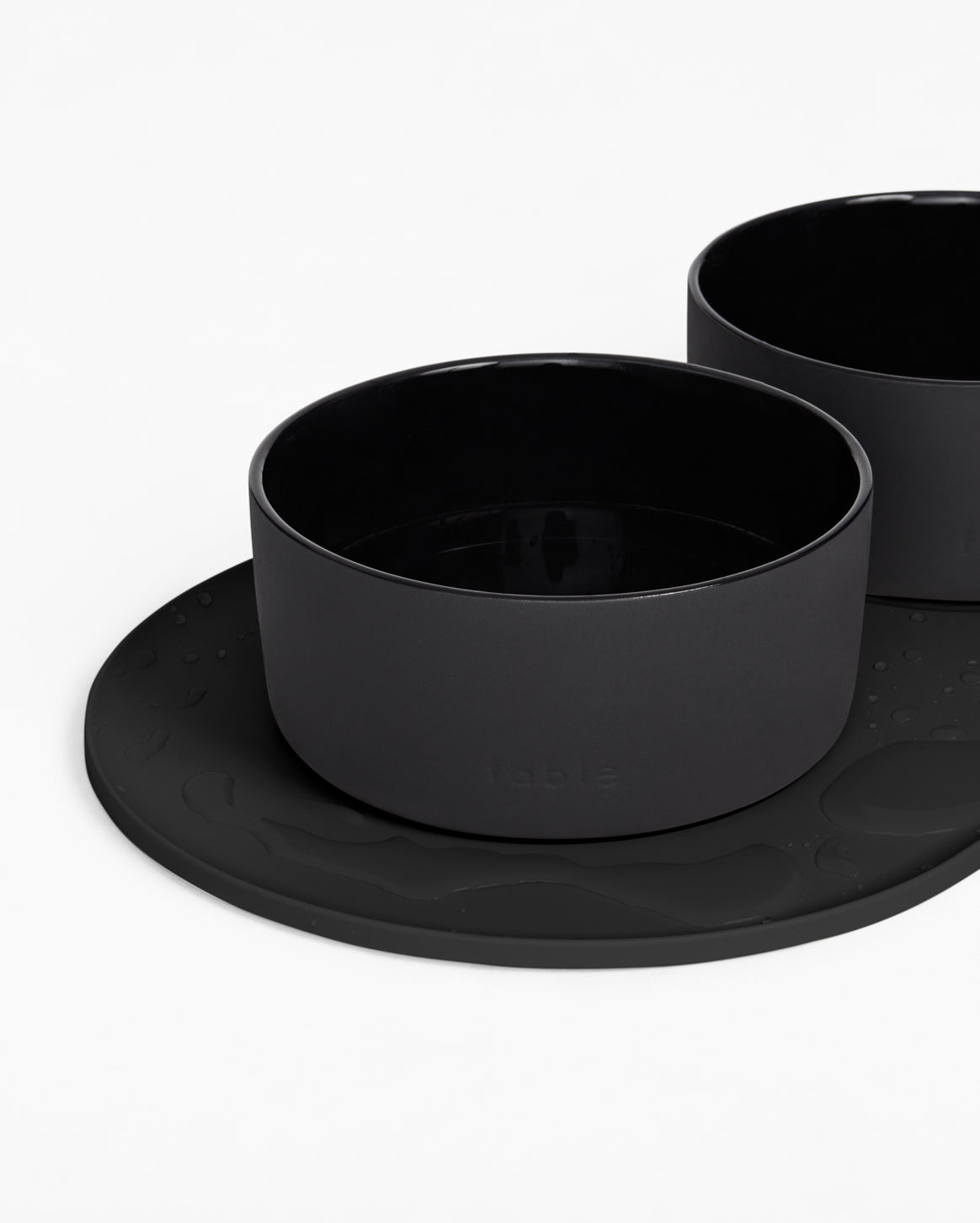 Fable | Chic & Clean Dog Bowl Mat — Signature Bowl Mat